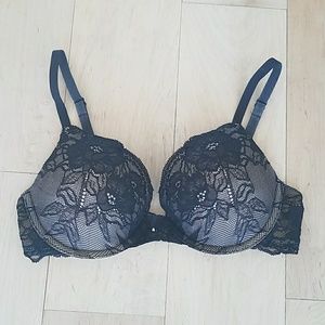 Maidenform Demi Coverage Plunge Pushup Bra 32C